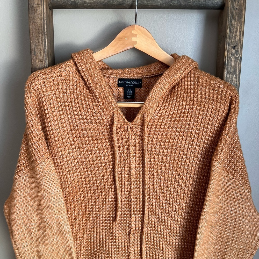 Cynthia Rowley Cottagecore Hooded Knit Sweater - Picture 4 of 4